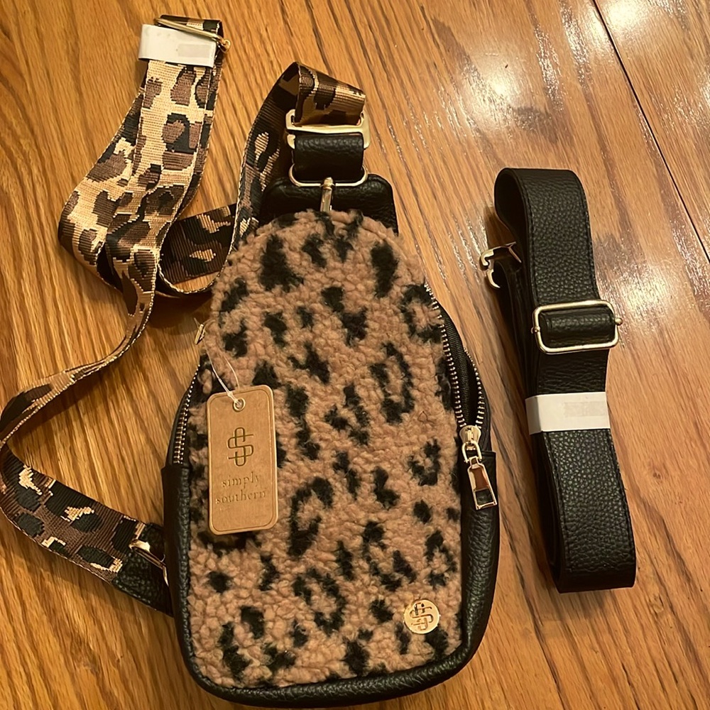 Leopard Sling with adjustable strap